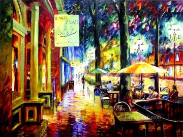 街並み Painting - レオニード パリのインスピレーション源として